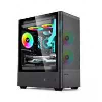 Value Top NUBIA21F3 Mini Tower Micro-ATX Gaming Case with Built-In 5 x ARGB Fan